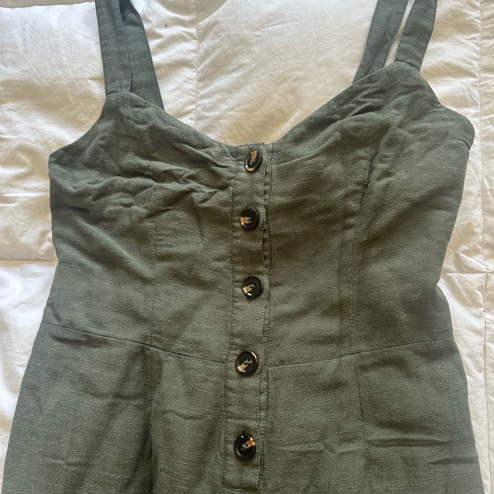 Sage green romper